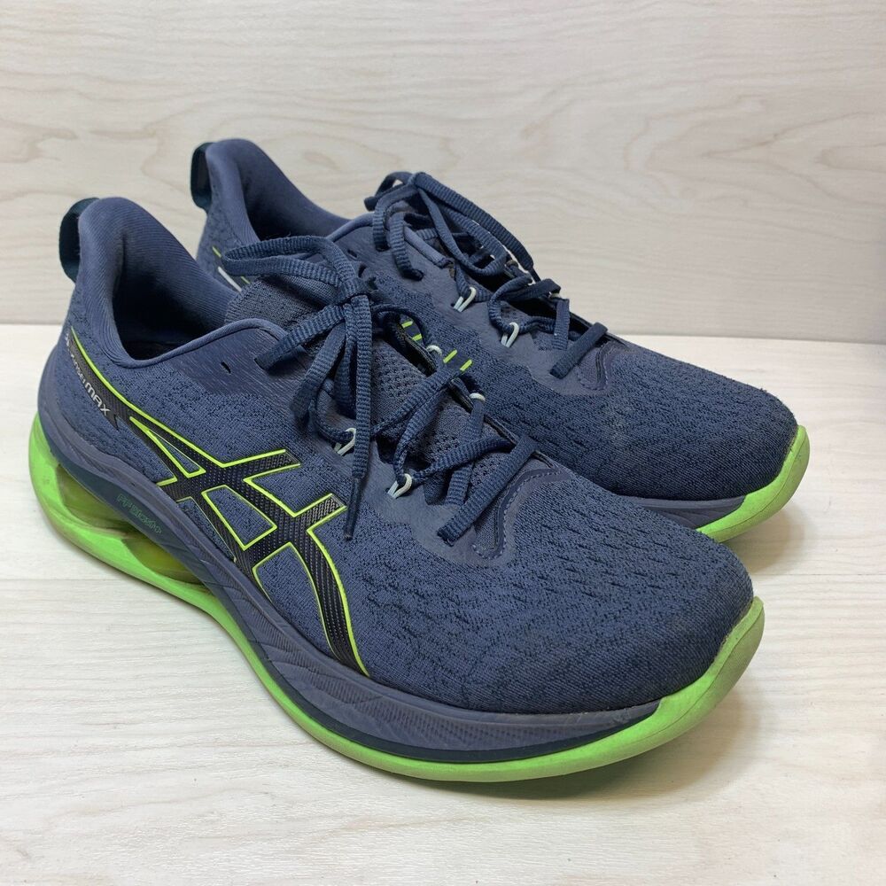 ASICS Gel Kinsei Max Thunder Blue Electric Lime - 1011B696-401 Size 11.5